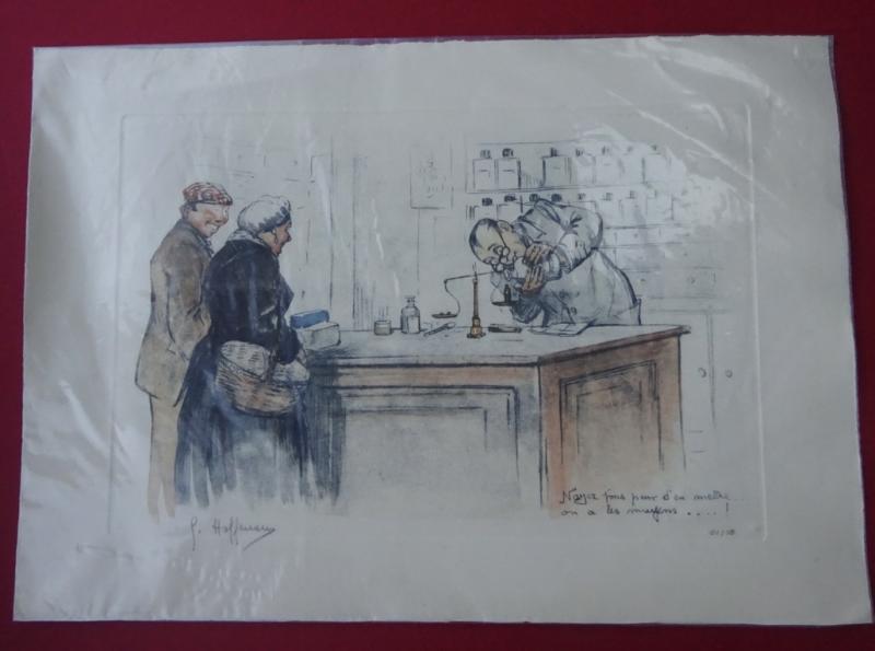 Gaston Hoffmann,French Medical Lithographs,Nayez Vous Peur D'en Menthe