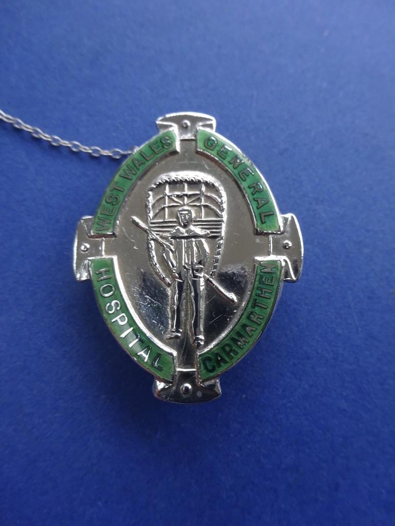West Wales General Hospital Carmarthen, Silver Enrolled Nurses Badge
