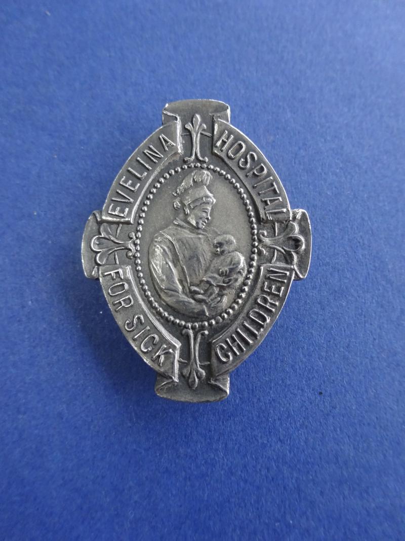 Evalina Hospital for Sick Children London,Silver Nurses Badge