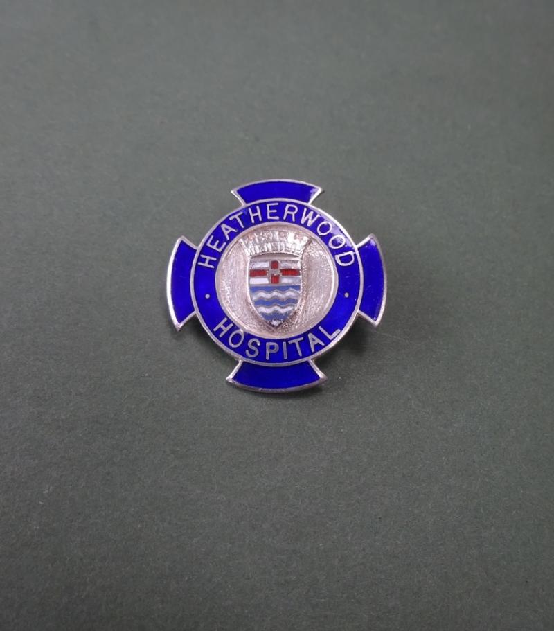 London County Council,Silver Heatherwood Hospital Nurses Badge