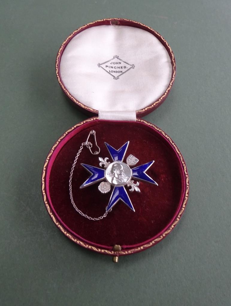 Nightingale School of Nursing St Thomas's Hospital,Cased Silver Nurses Badge(Leakey)