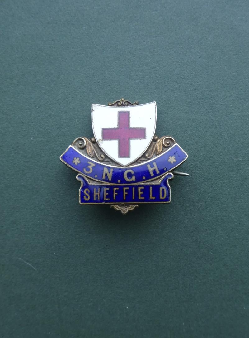 WW1 3rd Northern General Hospital Sheffield,Auxiliary Hospital staff badge