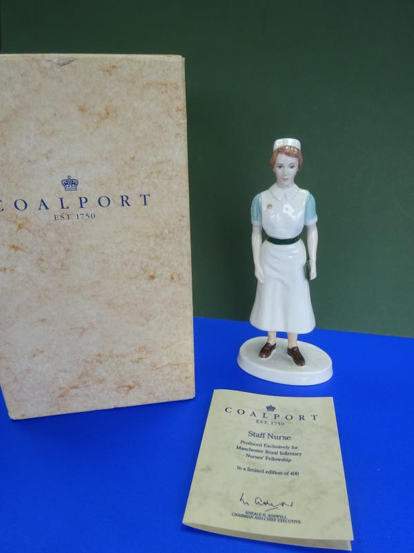 Coalport Figurine,Staff Nurse Manchester Royal Infirmary