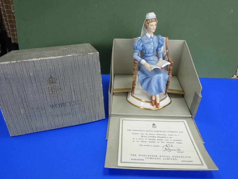 Royal Worcester Figurine,Nursing Sister the London Hospital