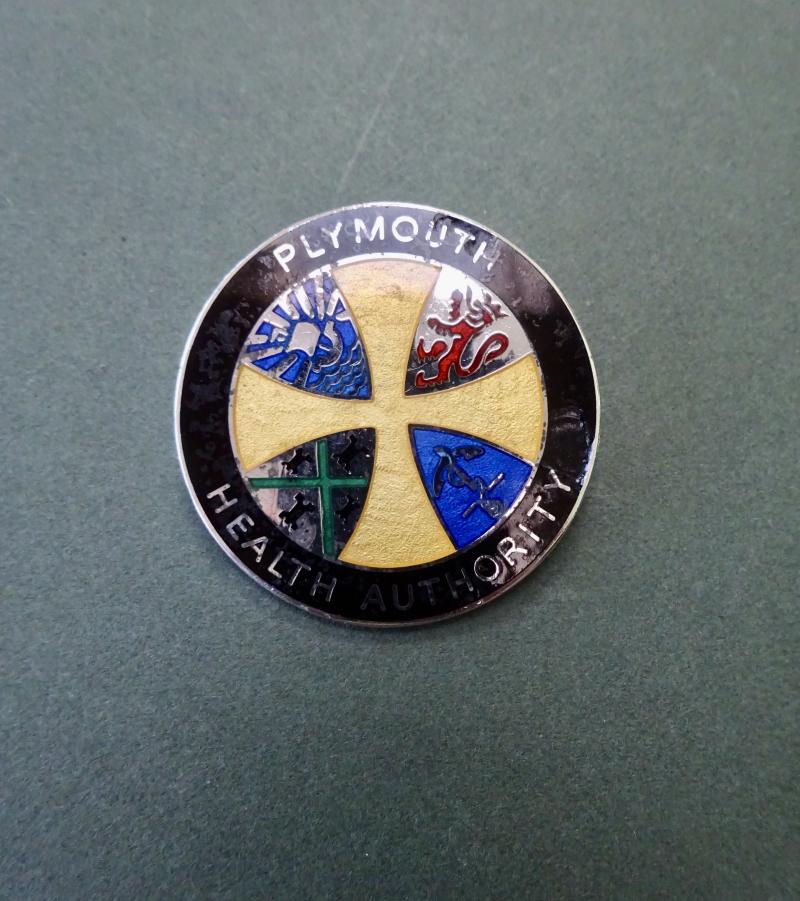 Plymouth Health Authority,silver Nurses Badge