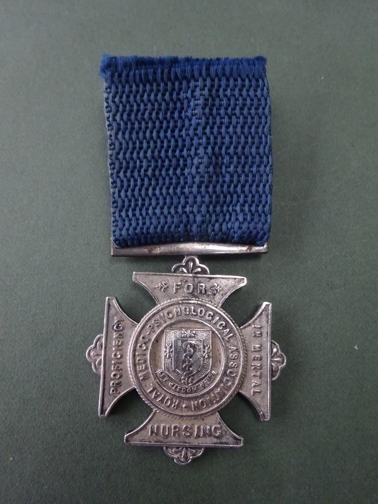 Silver Royal Medico-Psychological Association ,Mental Nurses medal