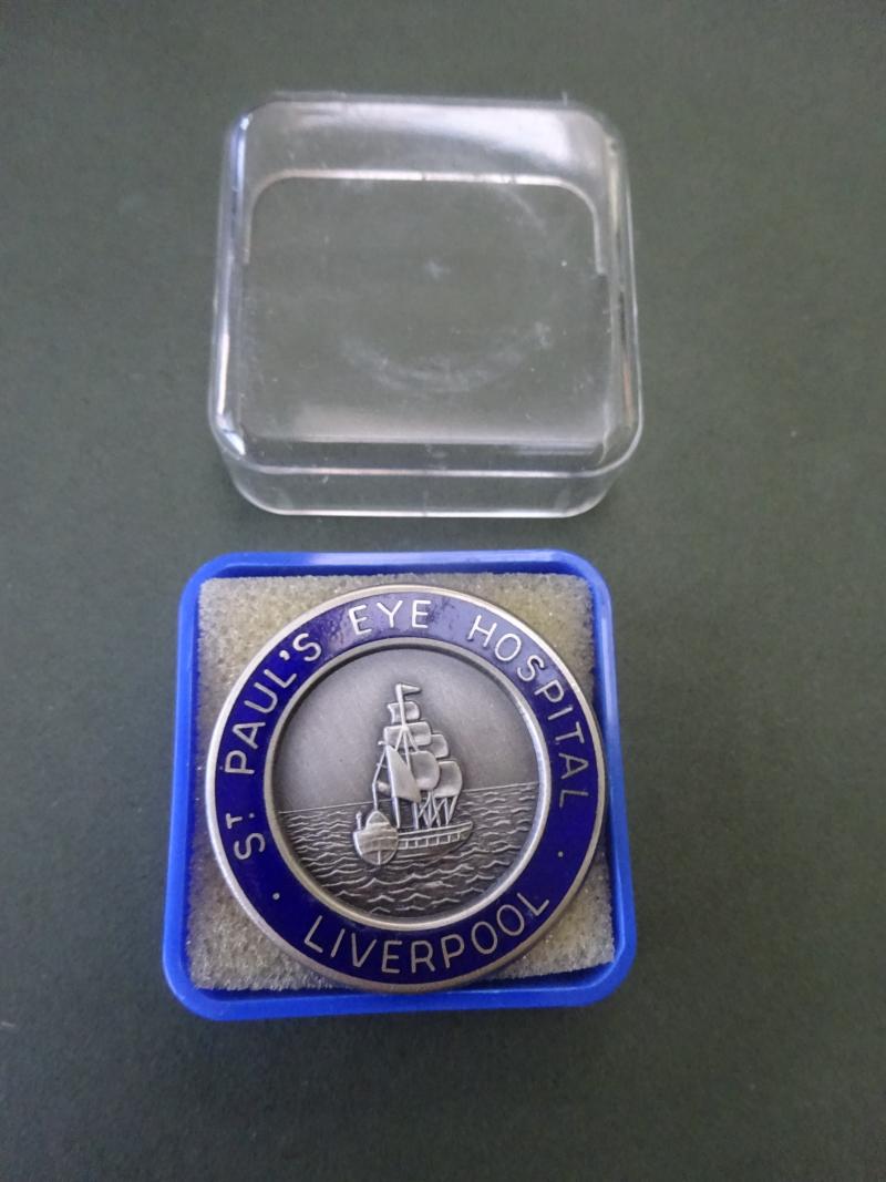 St Paul's Eye Hospital Liverpool, silver Nurses Badge