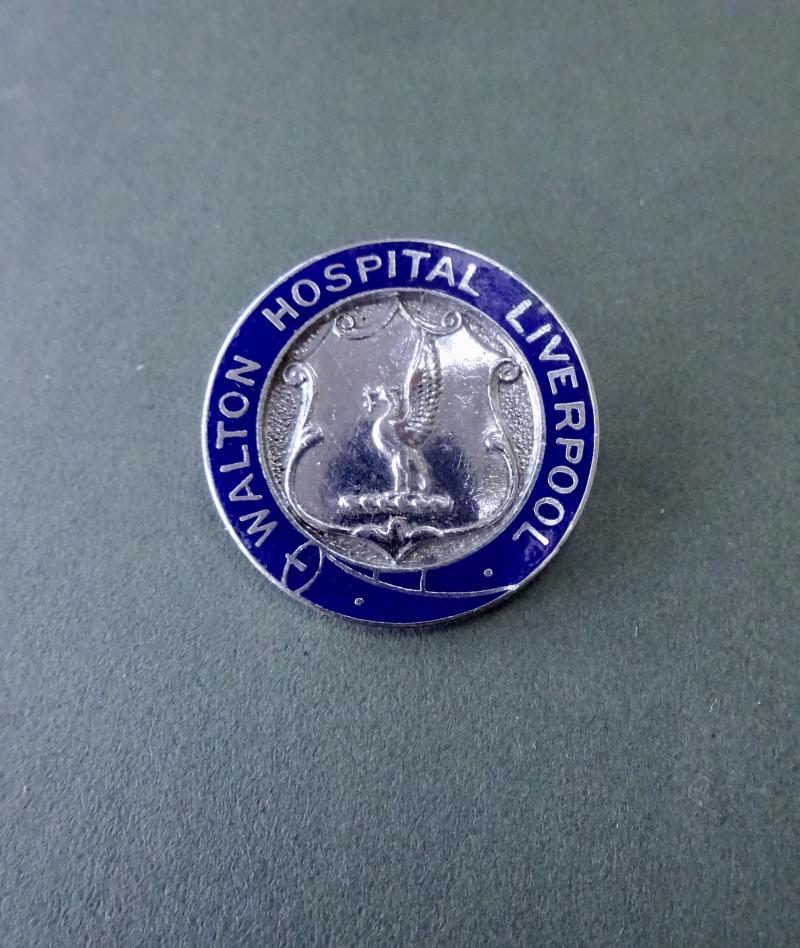 Walton Hospital Liverpool,Base metal Nurses Badge