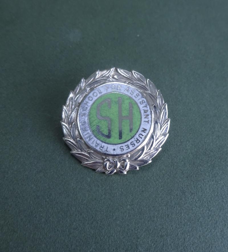 St Helier Hospital Carshalton,Training School For Assistant Nurses ,silver nurses Badge