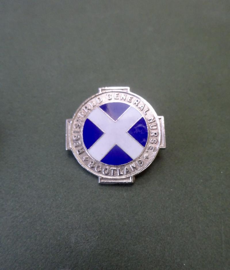 Registered General Nurse Scotland ,Silver Nurses Badge