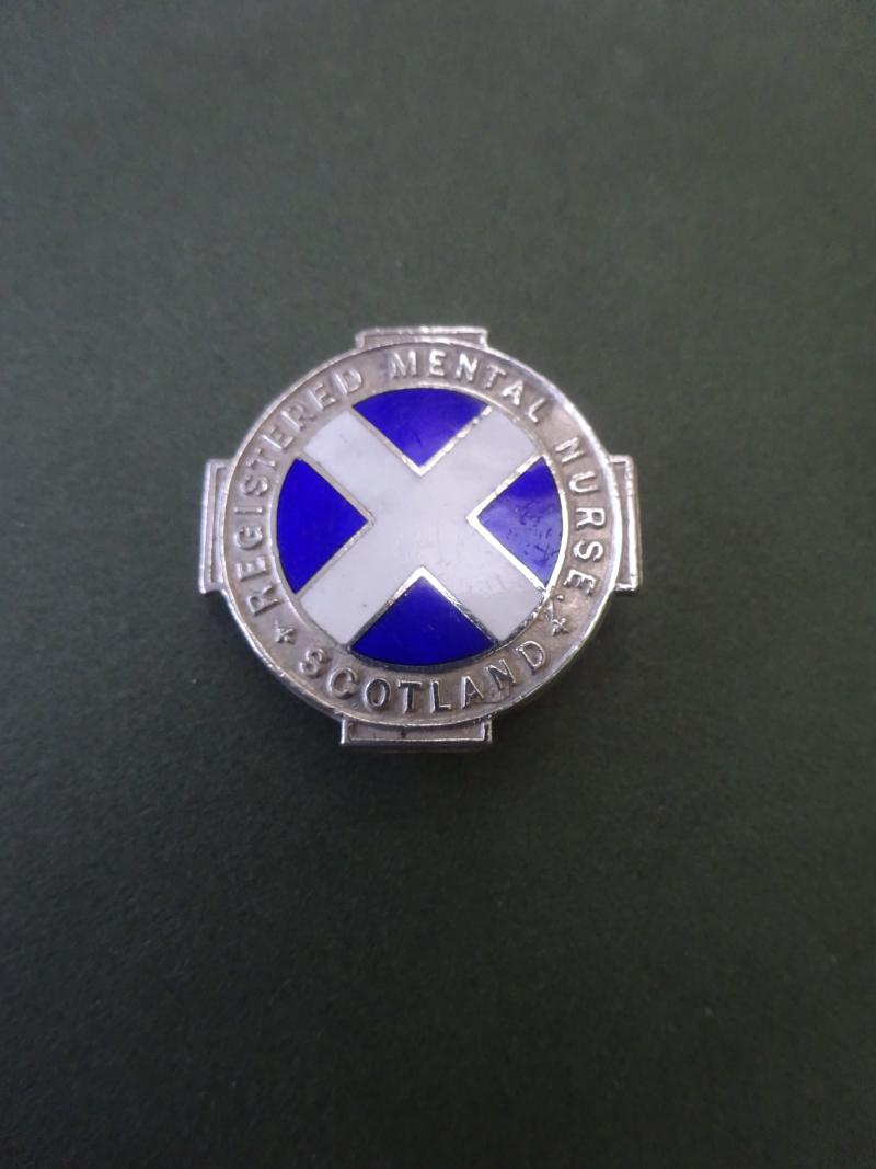 Registered Mental Nurse Scotland,Silver Nurses Badge