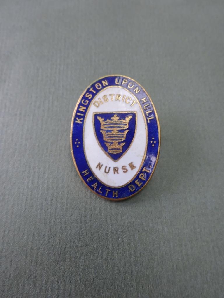 Kingston Upon Hull Health Dept. District Nurse Badge