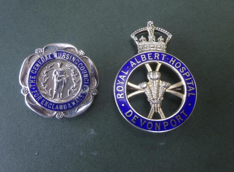 Royal Albert Hospital Devonport/GNC , Silver Nurses Badges