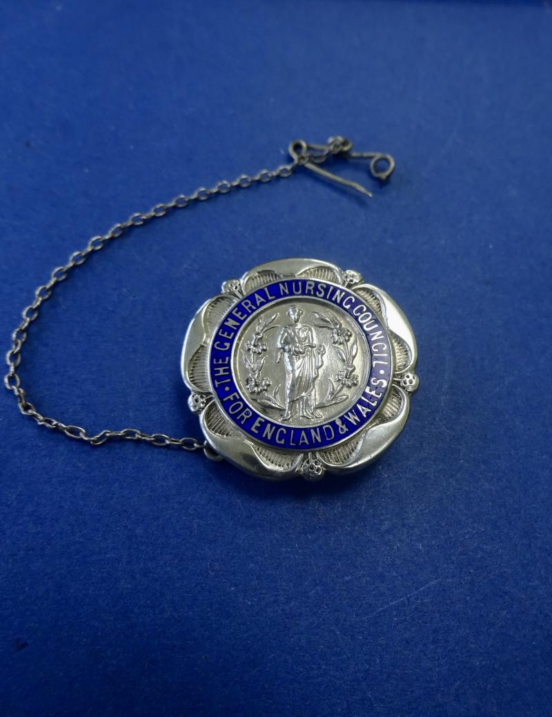 General Nursing Council For England & Wales,Silver SRN Badge