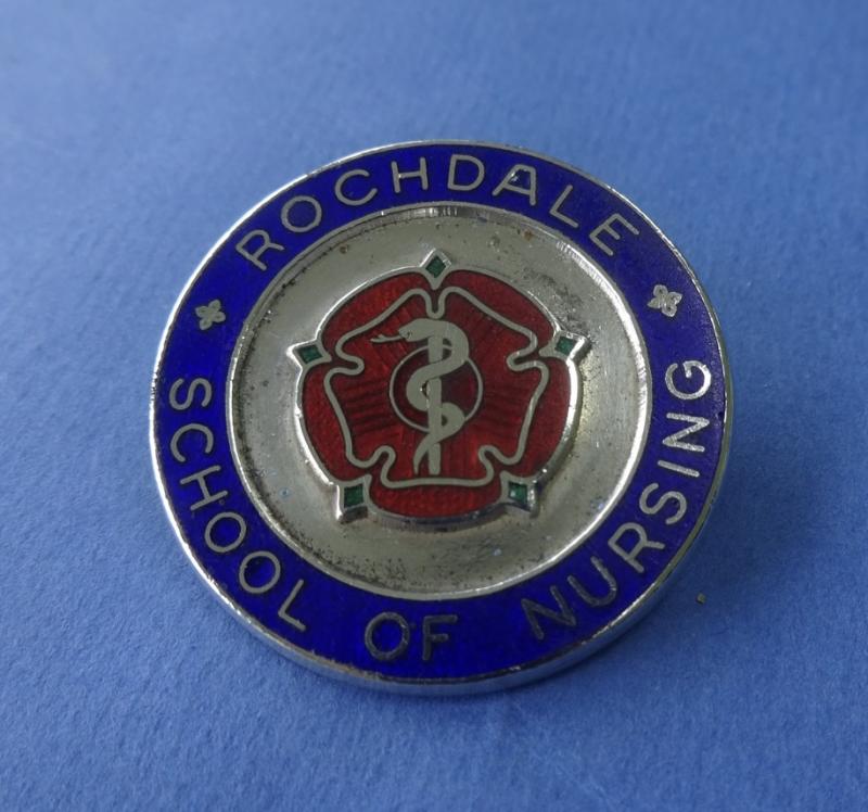 Rochdale School of Nursing,Silver SRN Nurses badge