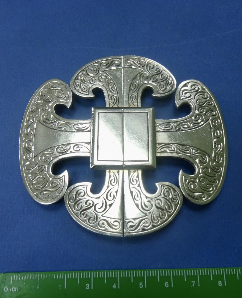 Kent & Canterbury Hospital, Large Silver Nurses Buckle, London 1975