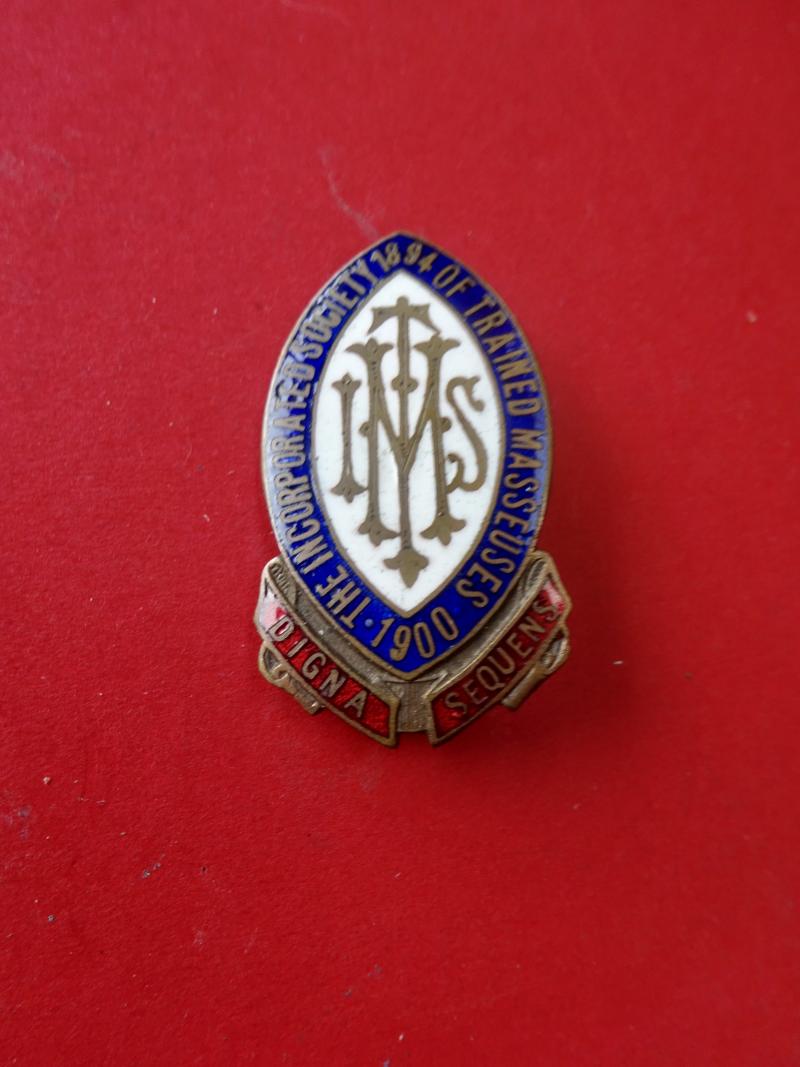 The Incorporated Society of Trained Masseuses,Early Physiotherapy badge