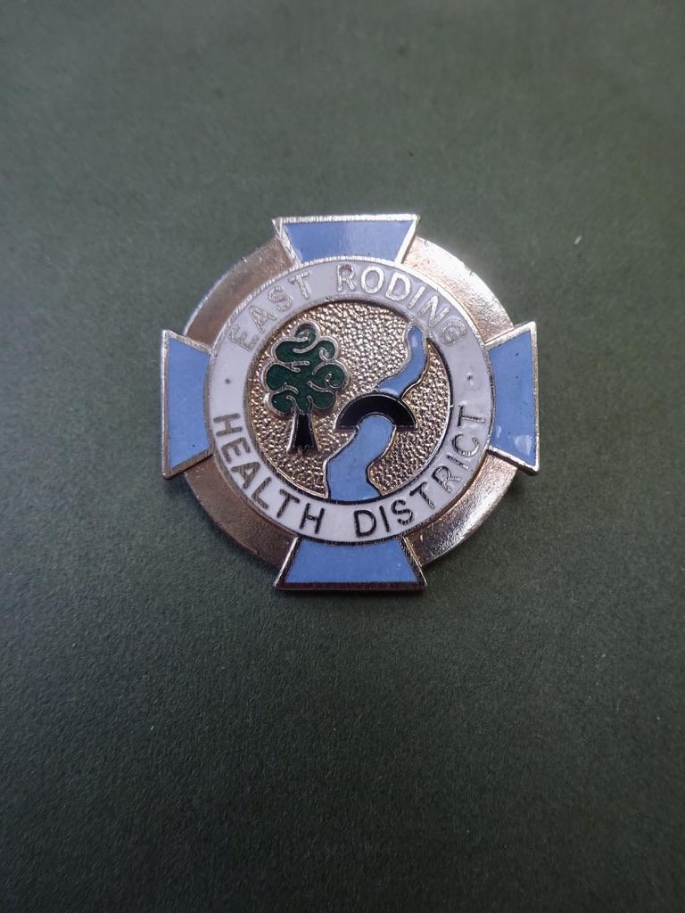 East Roding Health District,SRN nurses badge