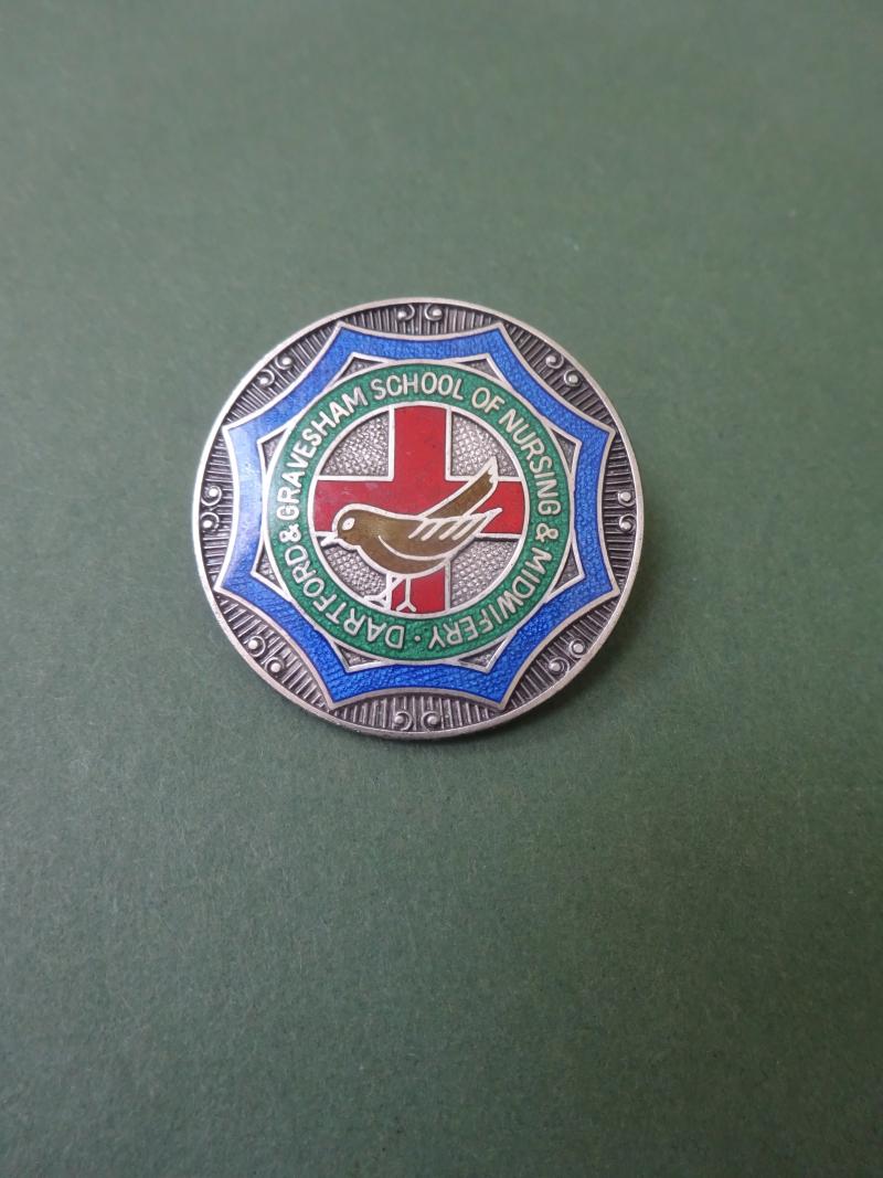 Dartford & Graveshham School of Nursing & Midwifery,silver Nurses Badge