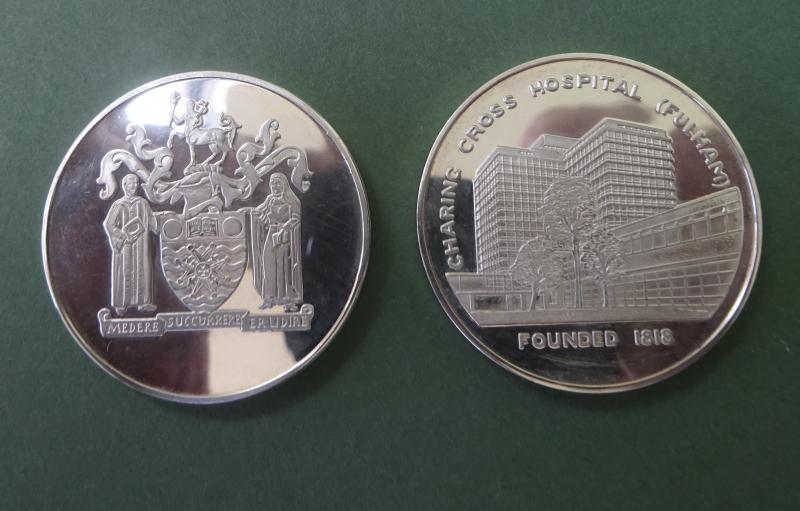 Charing Cross Hospital (Fulham)  Silver Commemorative medal