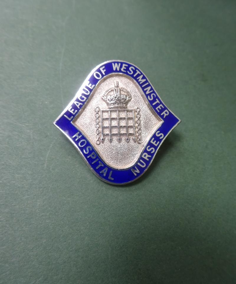 League of Westminster Hospital Nurses,Silver members badge