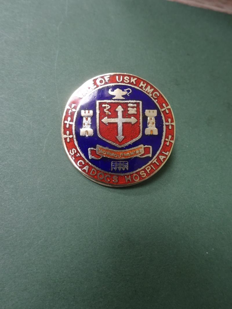 St Cadocs Hospital,Caerleon,Silver Mental nurses Badge