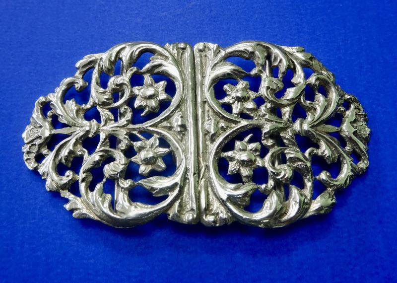 Two piece Silver Nurses Belt Buckle, Jacob Rosenthal & Co,London 1891