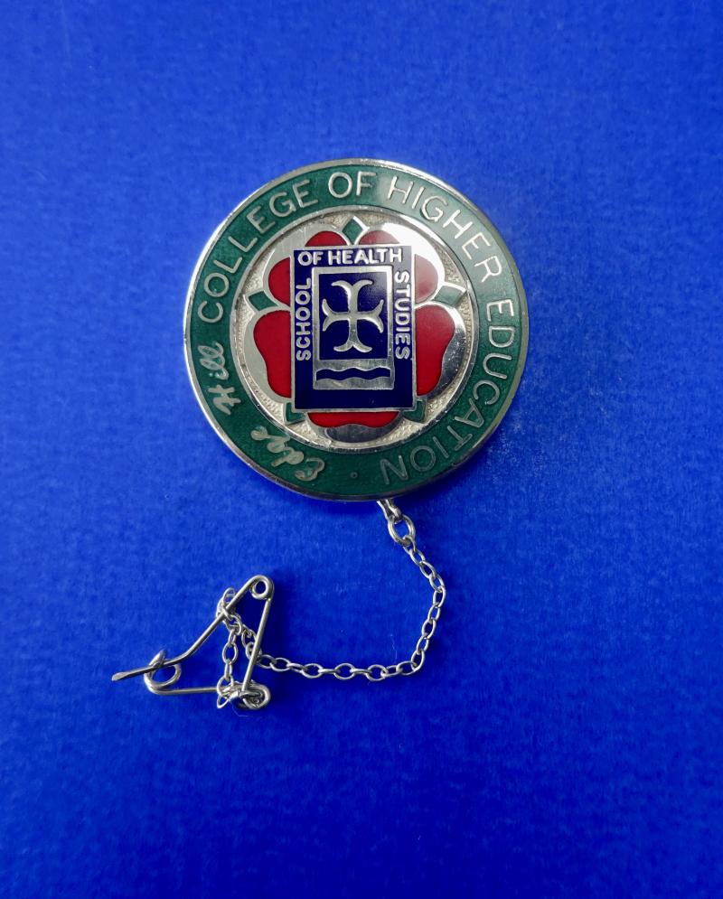 Edge Hill College of Higher Education,silver Nurses Badge