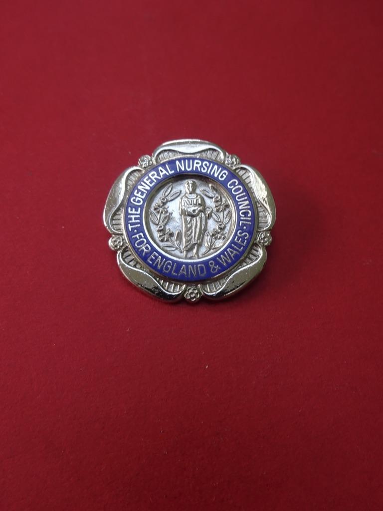 General Nursing Council For England & Wales,Chrome RNMS Badge
