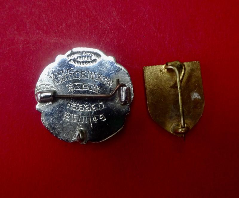 General Nursing Council For England & Wales,Chrome SRN Badge/St Thomas Hospital badge