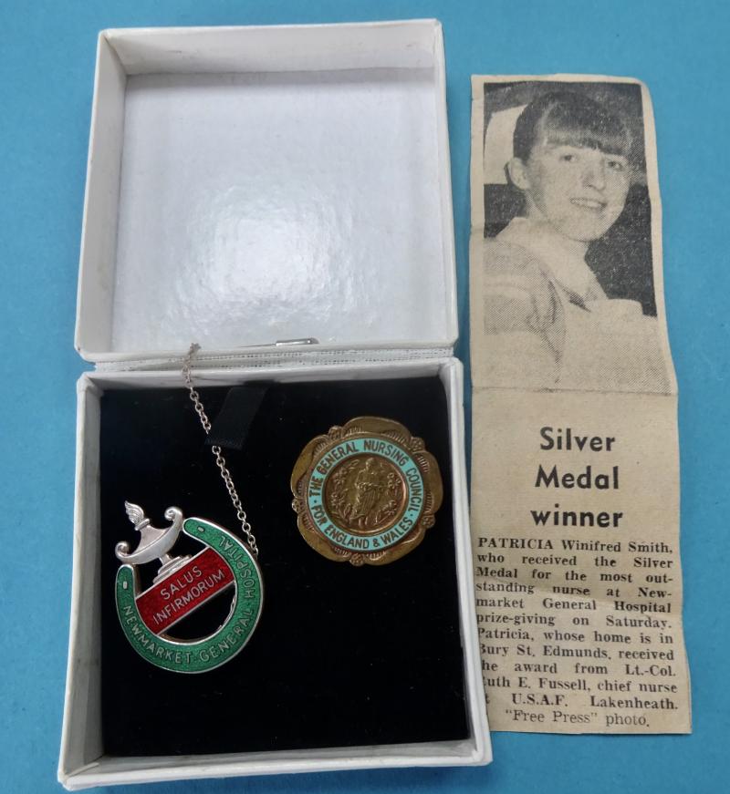 Newmarket General Hospital/GNC Enrolled Nurse, Pair of Badges