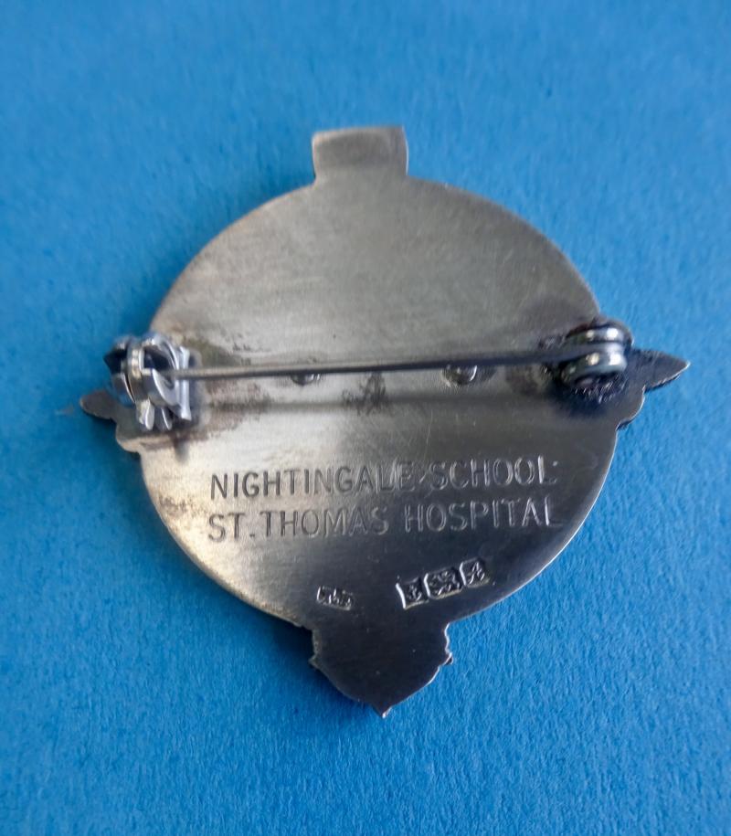 The Nightingale School St Thomas Hospital,Silver Enrolled Nurse Training Badge