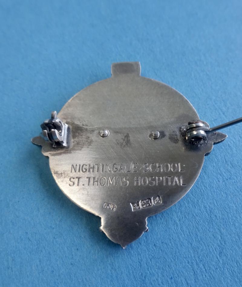 The Nightingale School St Thomas Hospital,Silver Enrolled Nurse Training Badge