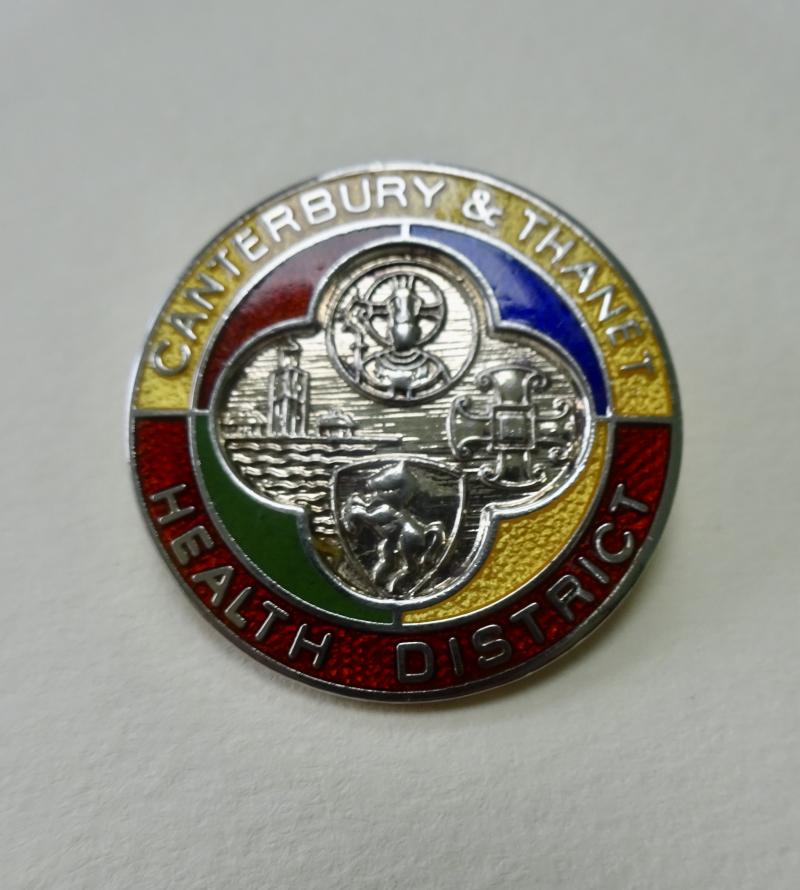 Canterbury & Thanet Health District, silver Long Service badge