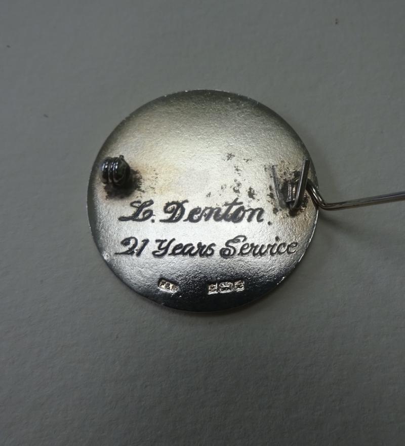 Canterbury & Thanet Health District, silver Long Service badge