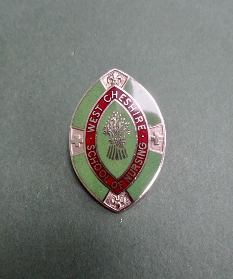West Cheshire School of Nursing,silver Nurses Badge