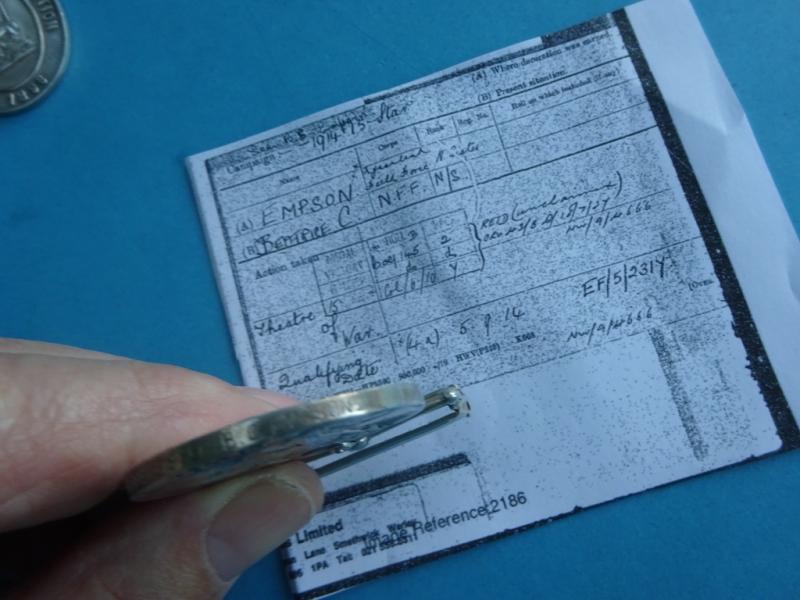 Colonial Nursing Association, Africa General Service Medal -Nyasaland 1915,Nursing Sister Beatrice C Empson