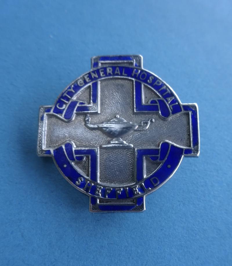 City General Hospital Sheffield , Silver Nurses Badge