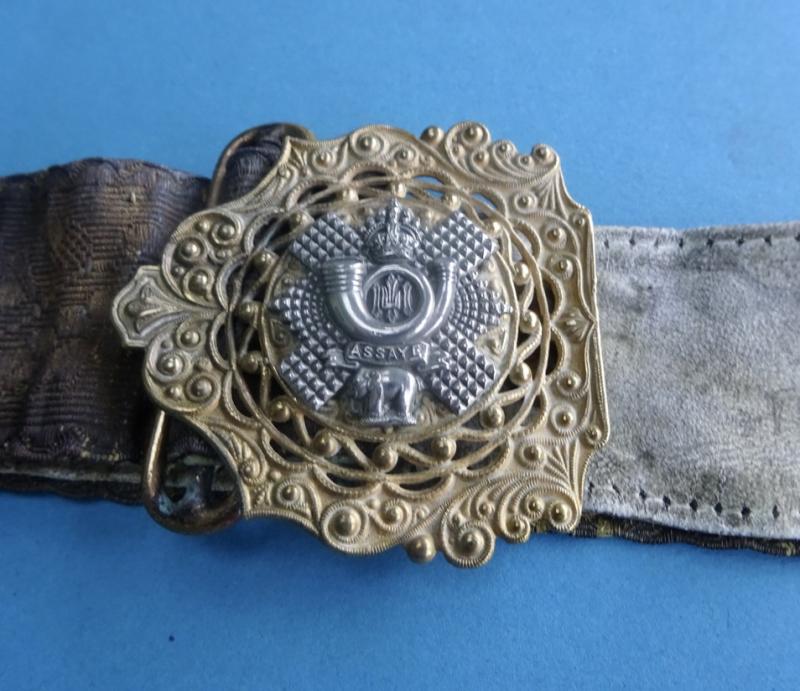 Highland Light Infantry, Nurses/Sweetheart Belt buckle and belt