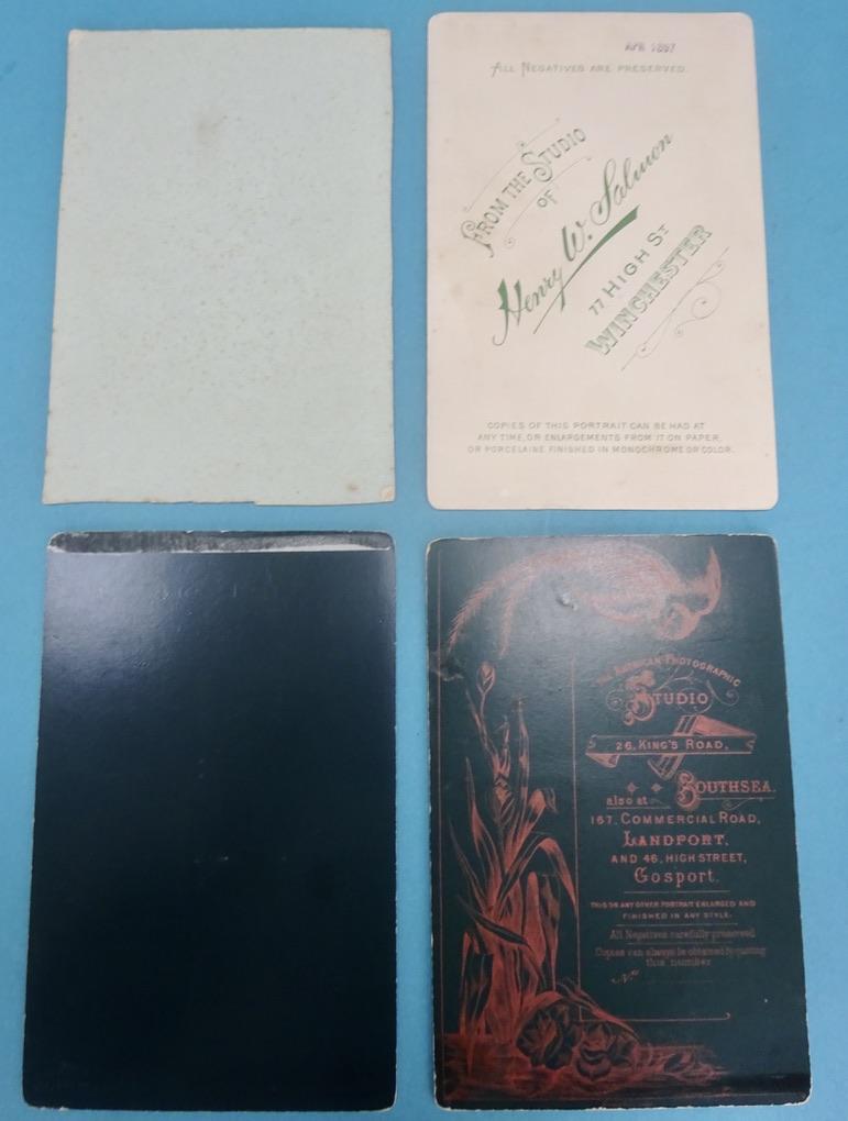 Cabinet Card Photographs of early Nurses, c.1890s /1900s Set B