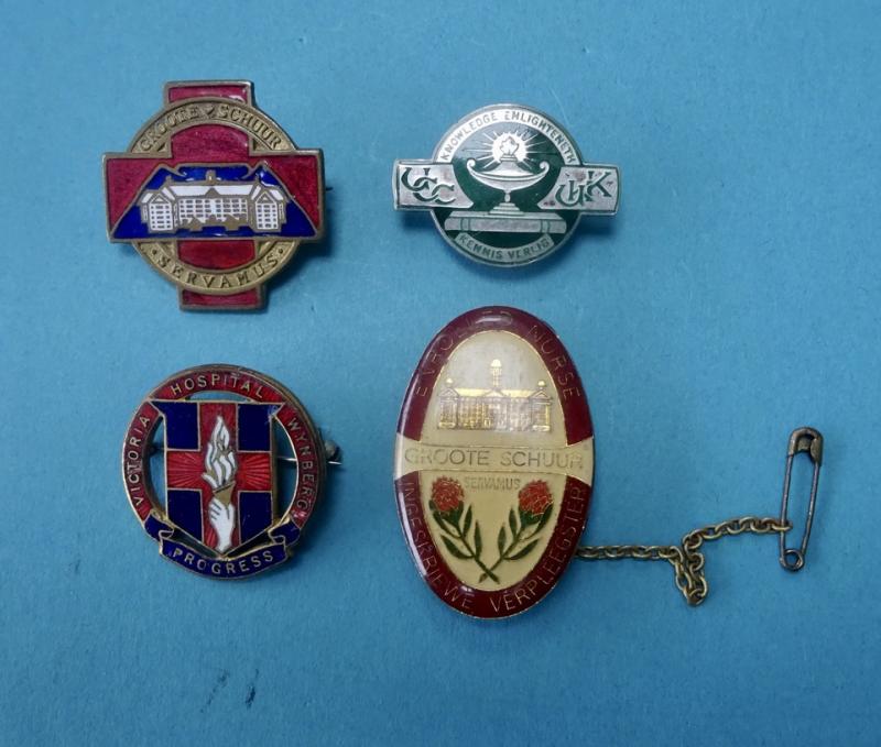 South African Nursing Badges x 4