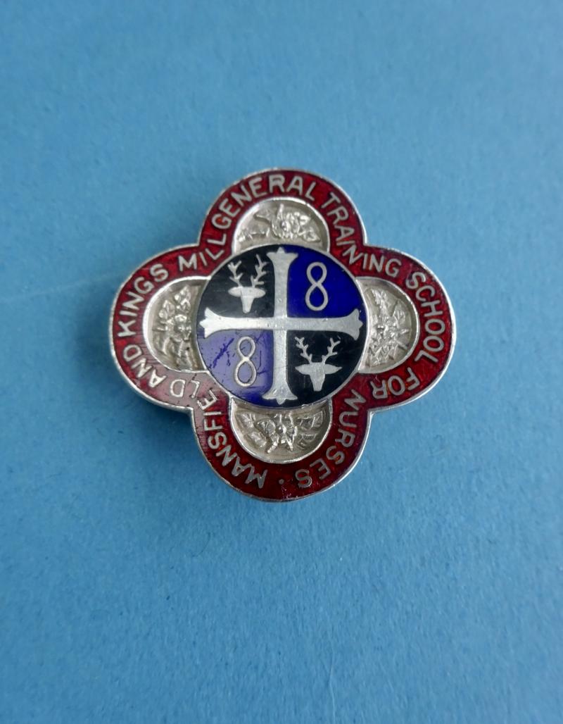 Mansfield and Kings Mill General Training School for Nurses, Silver Nurses Badge