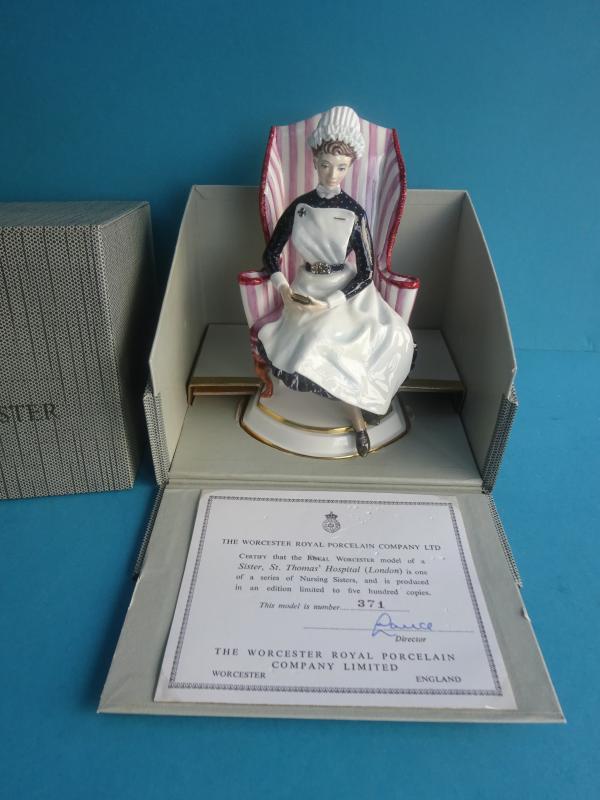 Royal Worcester Figurine, Nursing Sister St Thomas' Hospital