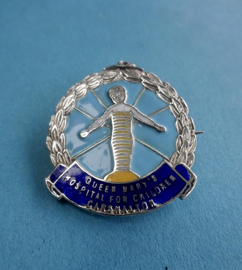 Queen Mary's Hospital For Children Carshalton,Silver Nurses Badge