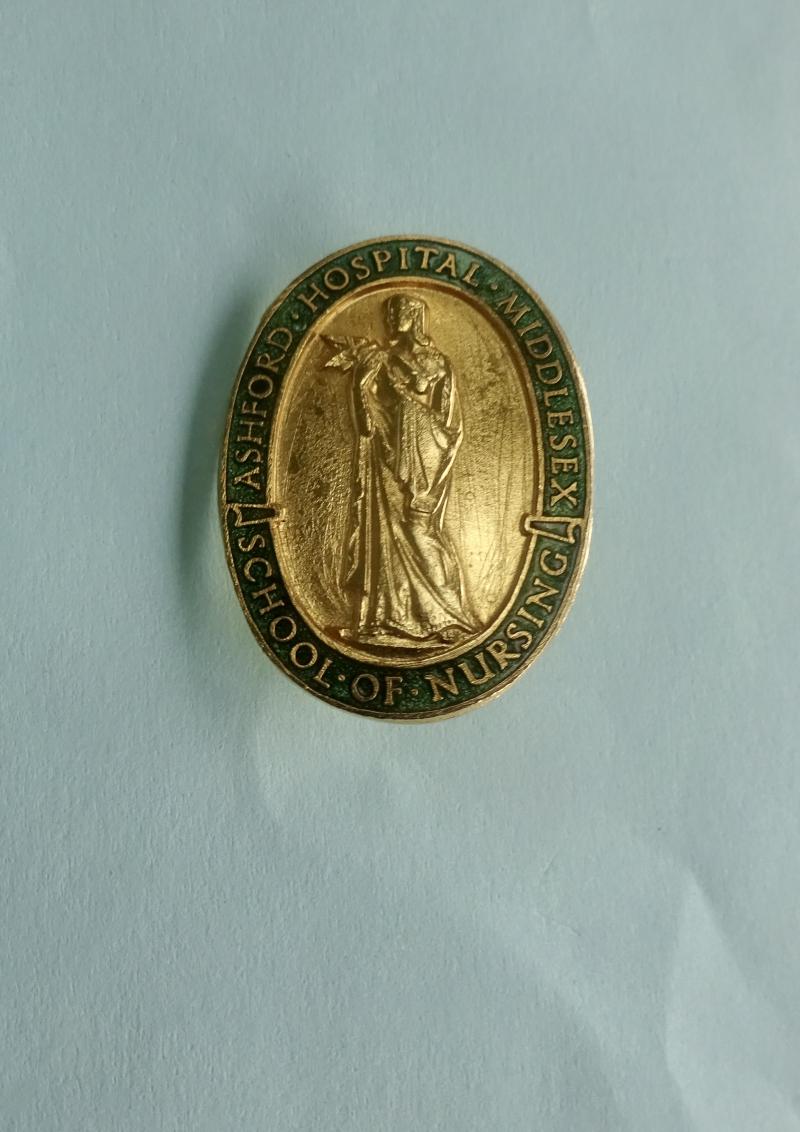 Ashford Hospital Middlesex,Nurses Badge SEN