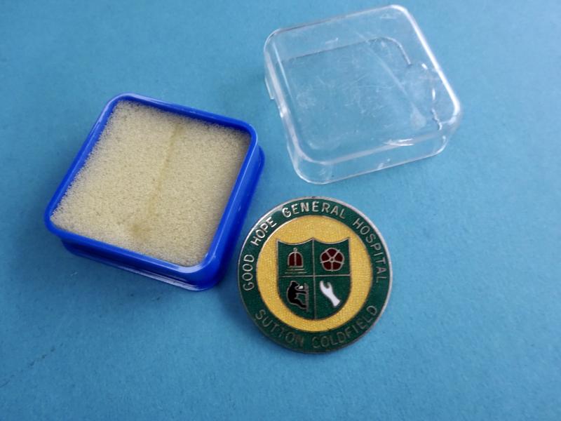 Good Hope General Hospital,Sutton Coldfield. Silver Enrolled Nurses Badge