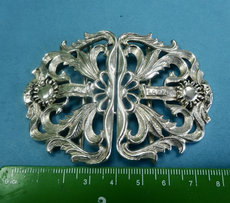 Two piece Silver Nurses Belt Buckle,Royal College of Nursing