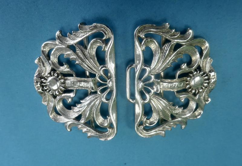 Two piece Silver Nurses Belt Buckle,Royal College of Nursing