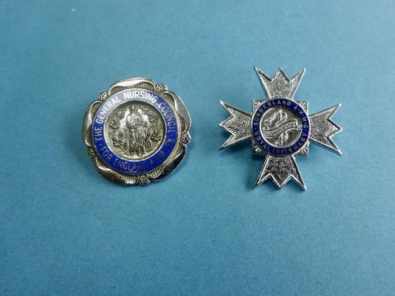 Sunderland Area Hospital Management Committee Royal Infirmary/GNC badges