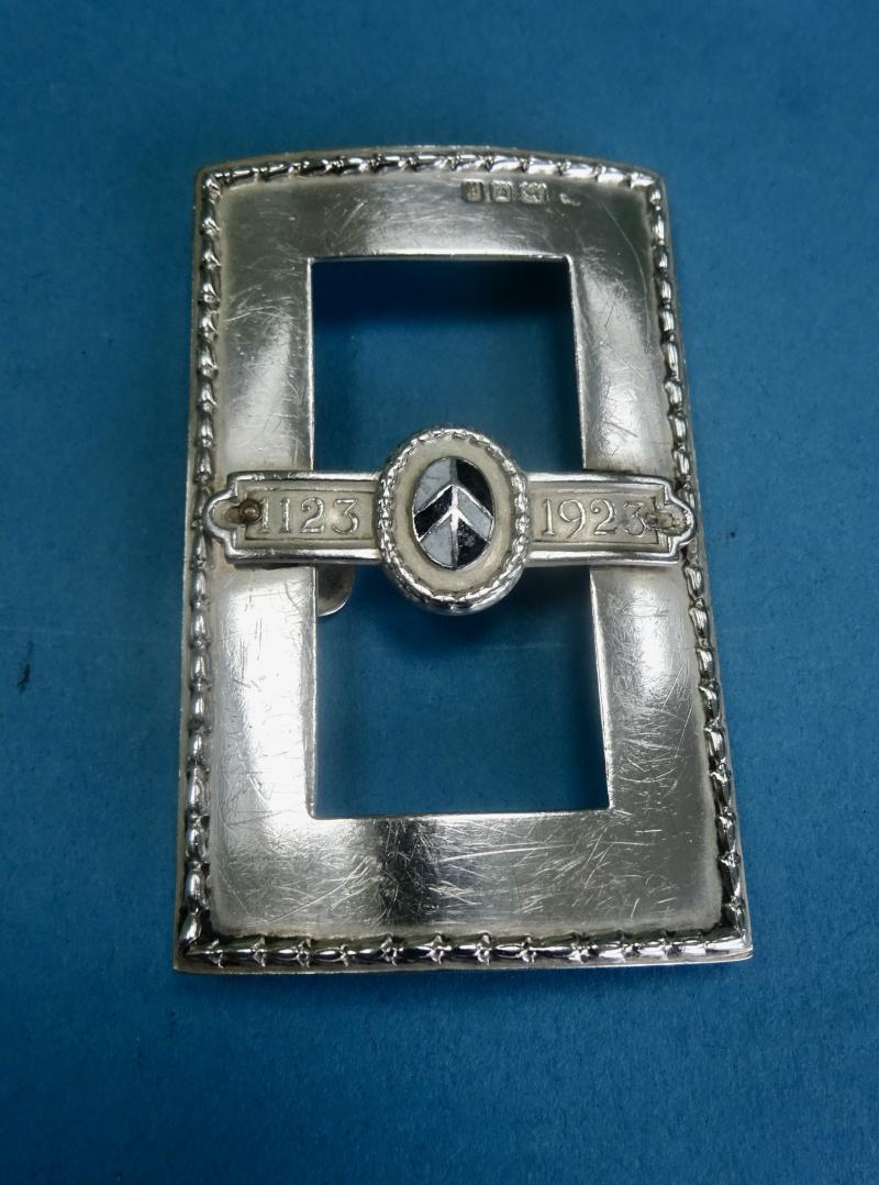 St Bartholomew's Hospital , Octocentenary 1923 Silver Belt buckle